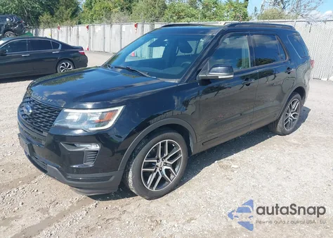 2018 Ford Explorer Sport из США, поврежденный, VIN 1FM5K8GT1JGA64390